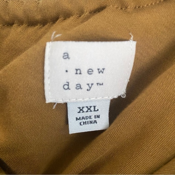 Women’s Sleeveless One Shoulder Ruffled Mini Dress - A New Day Green Size XXL - Picture 3 of 5